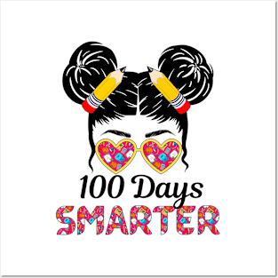 100 days smarter Posters and Art